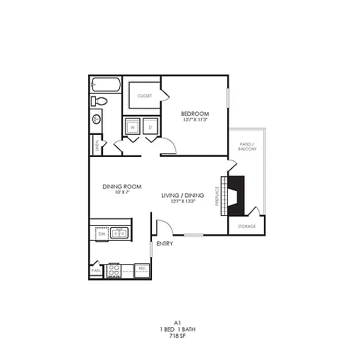Floor plan A1 Classic