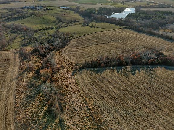 Aerial picture of farm.