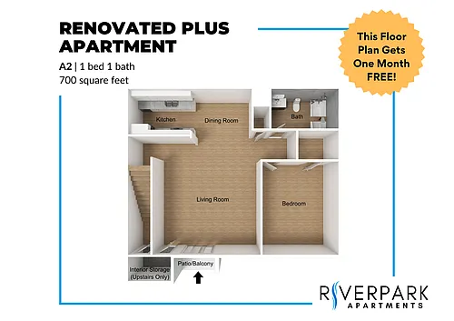 Floor plan A2 Renovated Plus