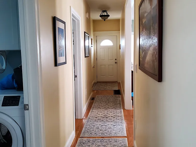Main hallway, front door pictured