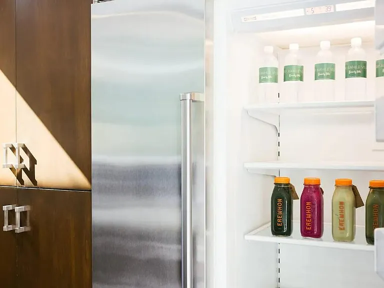 Keep your favorite ingredients stocked in the fridge, ensuring you have everything you need for delicious meals.