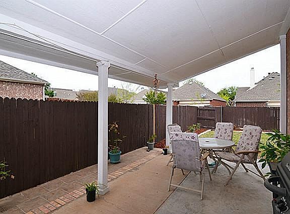 Backyard patio