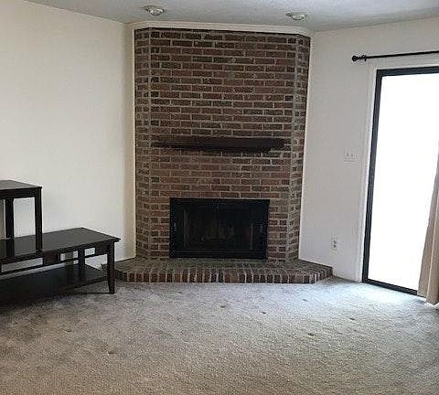 Living Area with a fireplace