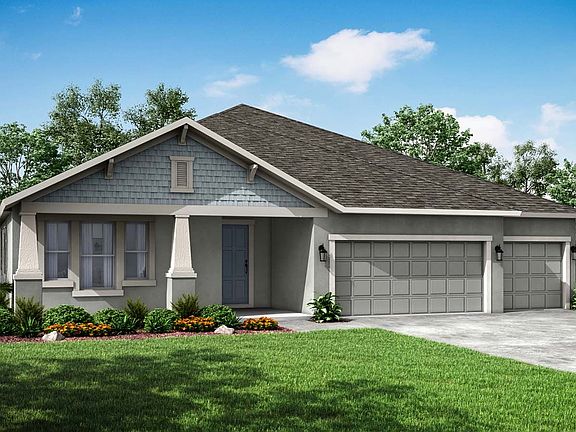 Sapphire new home exterior elevation craftsman William Ryan Homes Tampa