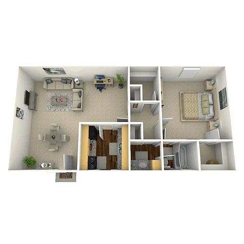 Floor plan 1B