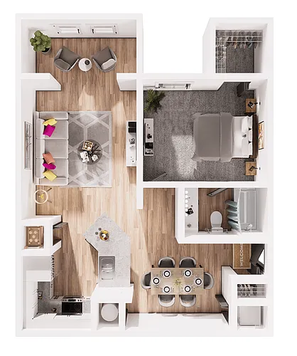 Floor plan A1A