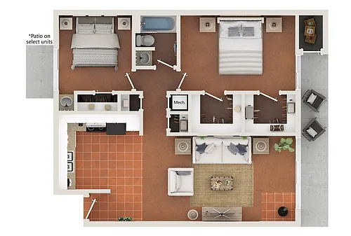 Floor plan B1