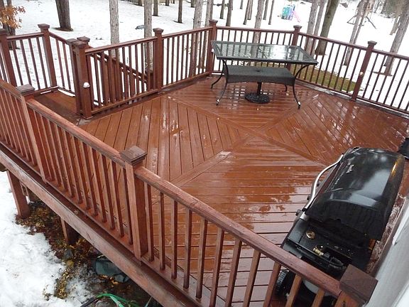 custom built deck