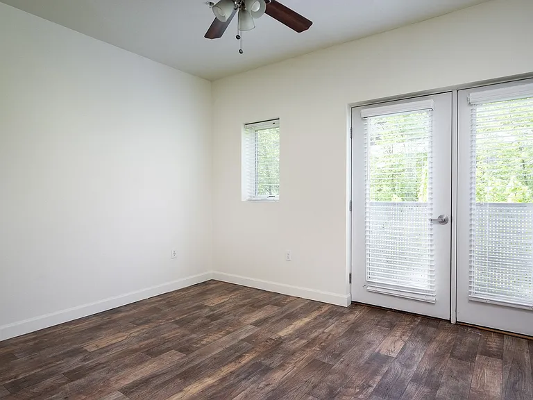 Boulder Floor Plan - Living Space and Balcony