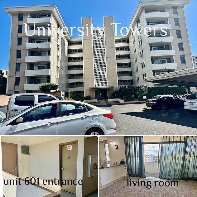 2 covered parking stalls and #601 does not have any neighbors on either side of the unit!