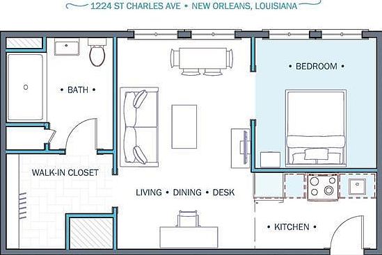 4th image of 1224 Saint Charles Ave APT 305