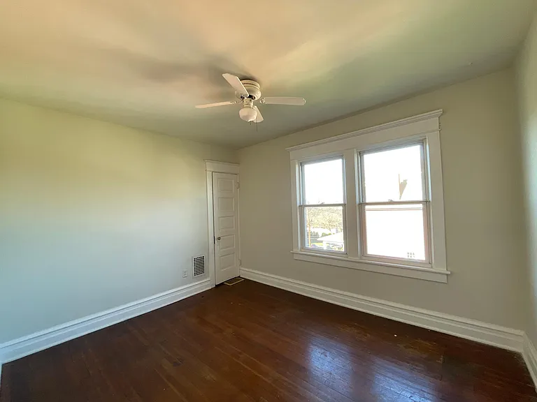 Bedroom 3 with hard wood floors