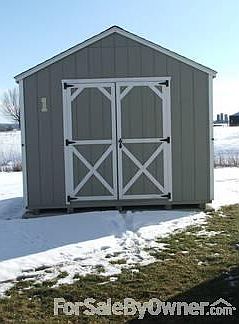 Additional shed for storage.