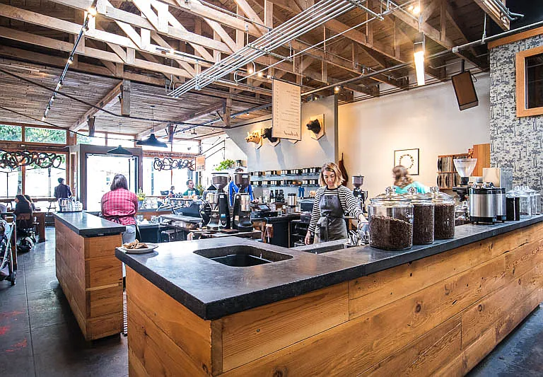 Nearby Four Barrel cafe