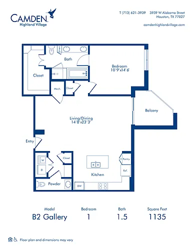 Floor plan B2 Gallery