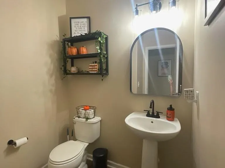 downstairs half bathroom