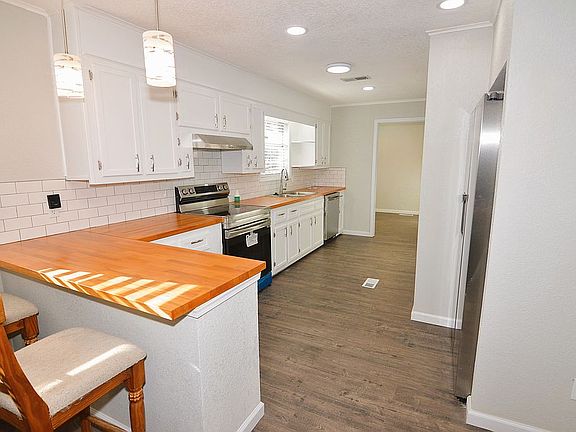 New butcher block counters