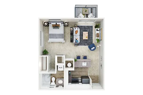 Floor plan Studio