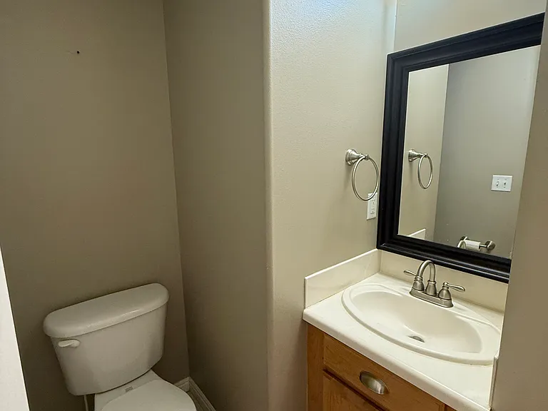 Main floor half bathroom
