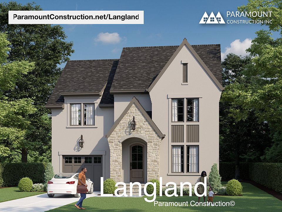 Steep gable and stone entry - one decisive form