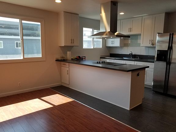 Spacious kitchen and Living room.