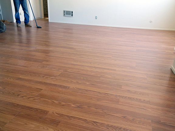 Living room, hardwood recently installed!