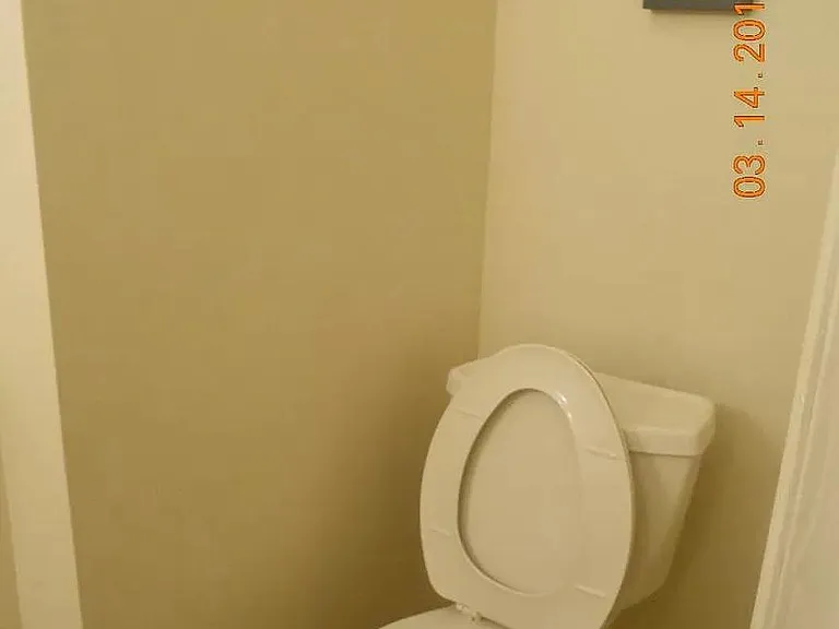 half bathroom on the first floor