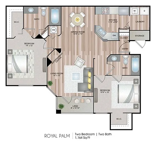 Floor plan Royal Palm