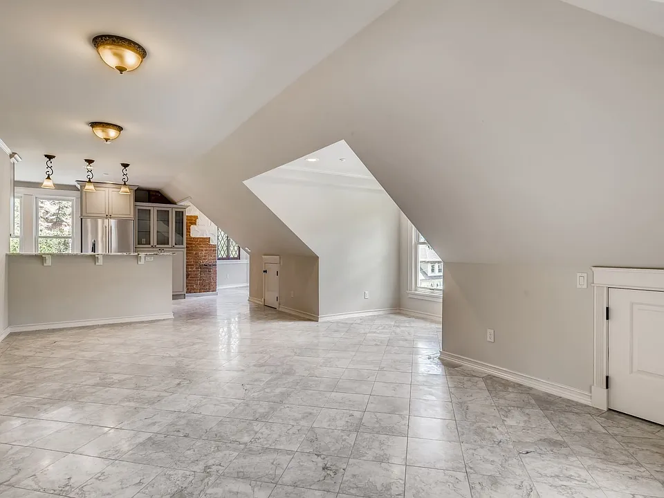 unfurnished open space living area