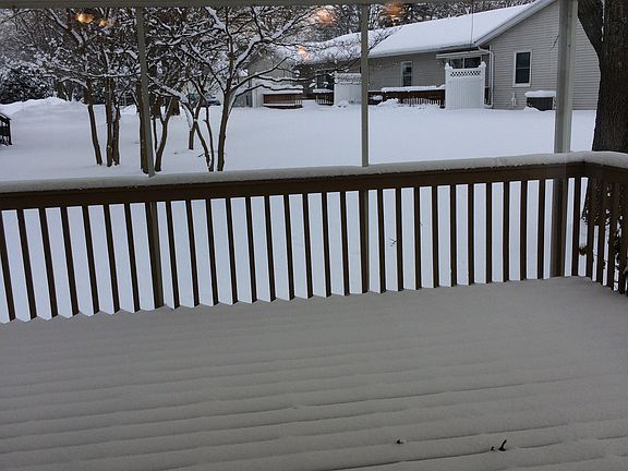 Large covered deck