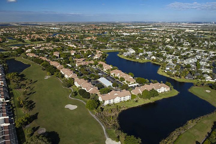 Aerial of community