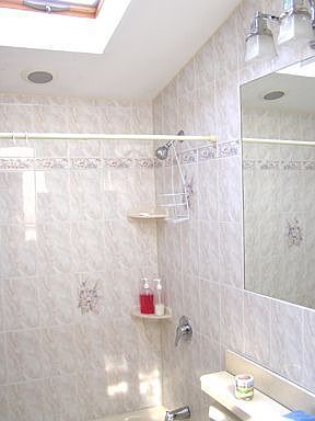 Beautiful Italian tile bathroom