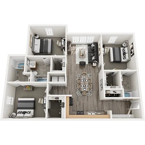 Floor plan 3 Bedroom