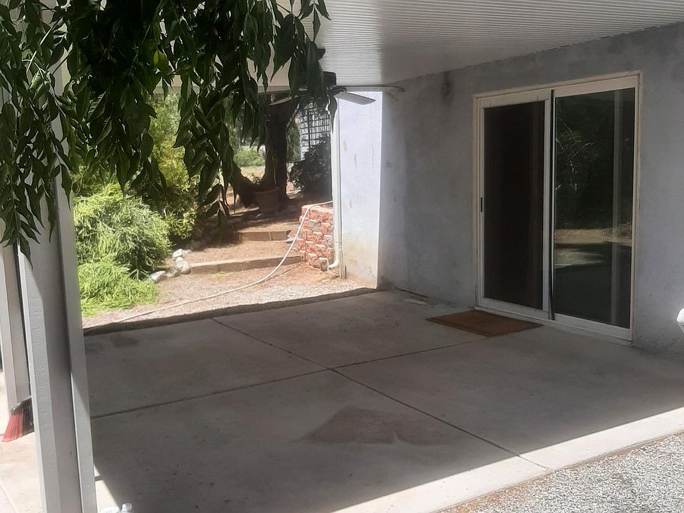 Entrance to unit. Covered patio