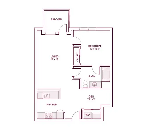 Floor plan A14D