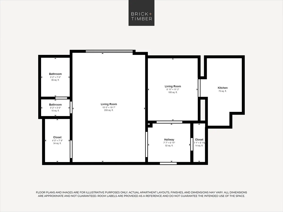 Floor plan 1 Bedroom 1 Bath