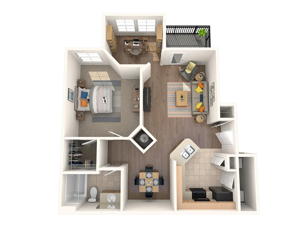 Floor plan 1AX