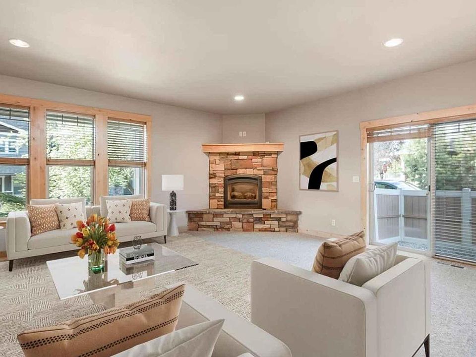 Illustration of property with furnishings. Home comes unfurnished and is ready for your own decor!