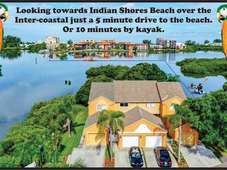 canoe from the floating dock to the otherside of the Narrows to 197th Street Park in Indian Shores in 6-10 minutes depending on your paddling.