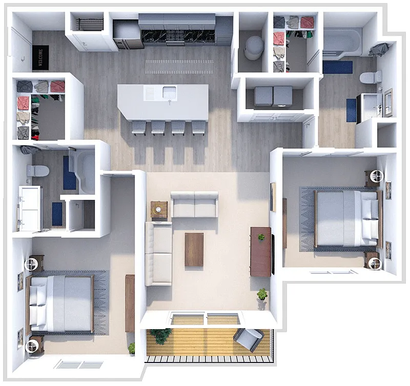 Floor plan The Fulton