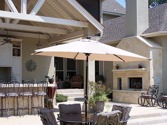 Summer Kitchen & Fireplace