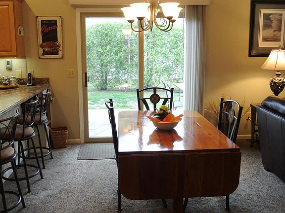 Open concept dining area