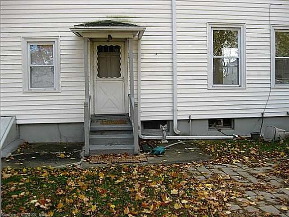 Back door entry and access to yard.