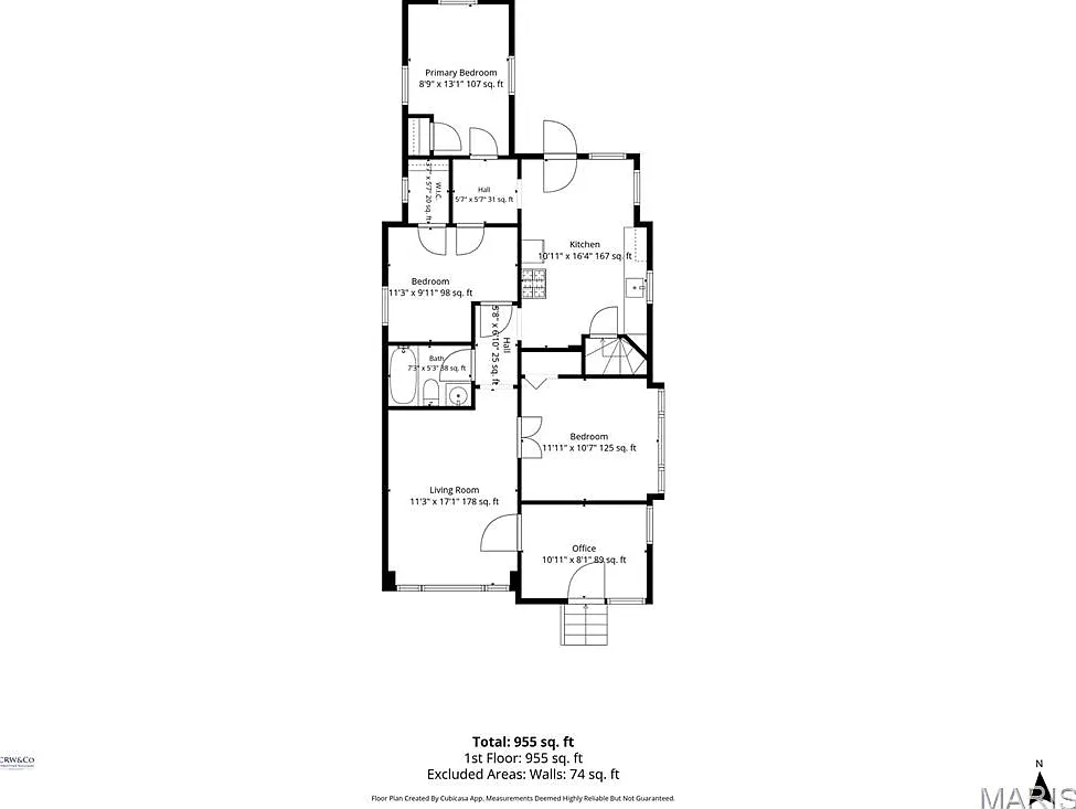 3 bed, 1.0 bath, 967 sqft, $1,600 — Photo 2
