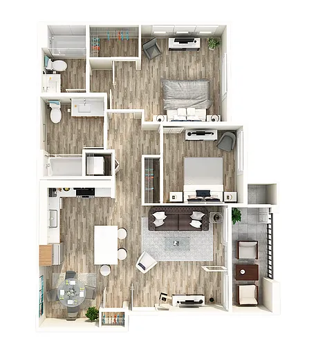 Floor plan 2X2