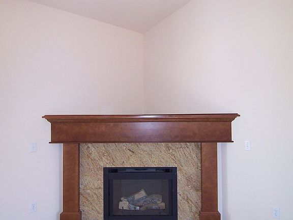 Gas fireplace in living room