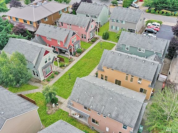 Aerial view of home