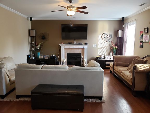Picture of the living room from the kitchen.