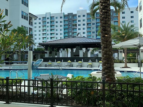 Pool & fountain view from Unit 142
