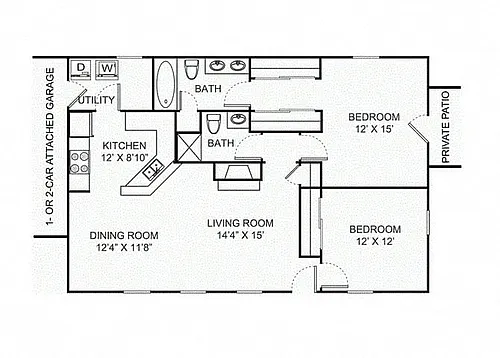 Floor plan B3 Ranch